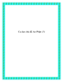 Những bài ca dao an phận thủ thường