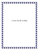 Những bài ca dao chủ đề an phận trong dân gian