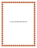 Ca dao chủ đề buôn bán thương mại