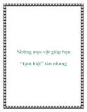 Những mẹo vặt giúp bạn “tạm biệt” tàn nhang