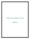 Mặt nạ tự nhiên trị tàn nhang