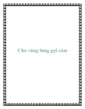 Cho vùng lưng gợi cảm