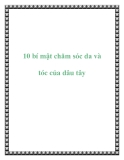 10 bí mật chăm sóc da và tóc của dâu tây