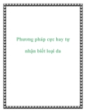 Phương pháp cực hay tự nhận biết loại da