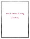 Nuôi cá tầm ở Kon Plông (Kon Tu