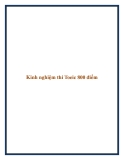 Kinh nghiệm thi Toeic 800 điểm.