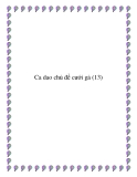  10 bài ca dao chủ đề cưới gả