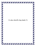  Một số bài ca dao chủ đề công danh