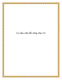 Ca dao chủ đề ơn cha 