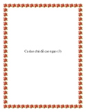  10 bài ca dao chủ đề cao ngạo