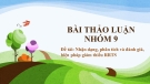 Đề tài: Nhận dạng, phân tích và đánh giá, biện pháp giảm thiểu RRTS