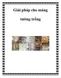 Giải pháp cho mảng tường trống