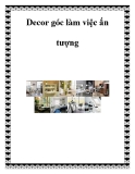 Decor góc làm việc ấn tượng