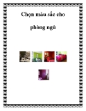 Chọn màu sắc cho phòng ngủ