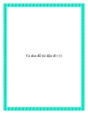  Những bài ca dao dân gian dặn dò 
