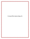 Ca dao đề tài miêu tả nhan sắc
