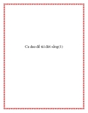 Ca dao đề tài đời sống