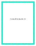 Ca dao đề tài đạo đức con người