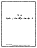 Đề tài Quản lý tiền điện của một xã