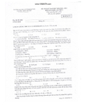 ĐỀ THI THỬ ĐẠI HỌC LẦN THỨ I NĂM 2013 MÔN HÓA HỌC - TRƯỜNG ĐHSP HÀ NỘI - MÃ ĐỀ THI 211
