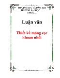  Luận văn: Thiết kế móng cọc khoan nhồi