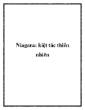 Niagara: kiệt tác thiên nhiên