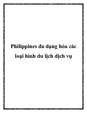 Philippines đa dạng hóa các loại hình du lịch dịch vụ