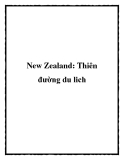 New Zealand: Thiên đường du lich