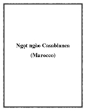 Ngọt ngào Casablanca (Marocco)