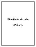 Bí mật của sắc màu (Phần 1).