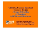 CE5510 Advanced Structural Concrete Design