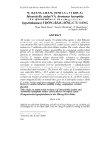 BÁO CÁO " SỰ KHÁNG KHÁNG SINH CỦA VI KHUẨN Edwardsiella ictaluri VÀ Aeromonas hydrophila GÂY BỆNH TRÊN CÁ TRA (Pangasianodon hypophthalmus) Ở ĐỒNG BẰNG SÔNG CỬU LONG "