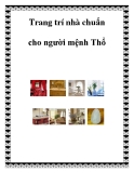 Trang trí nhà chuẩn cho người mệnh Thổ