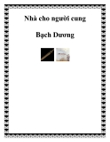 Nhà cho người cung Bạch Dương