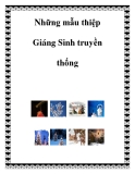 Những mẫu thiệp Giáng Sinh truyền thống