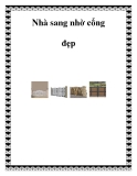 Nhà sang nhờ cổng đẹp