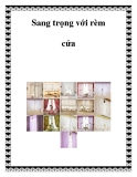 Sang trọng với rèm cửa