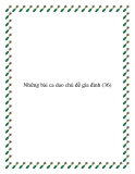 Những bài ca dao chủ đề gìn giữ mái ấm gia đình 