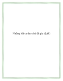 Những bài ca dao cổ xưa chủ đề gia tộc họ hàng