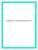 Sưu tầm  bài ca dao chủ đề hẹn chờ của một số vùng miền