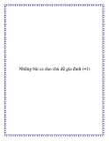 Những bài ca dao chủ đề mái ấm gia đình