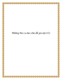 Những bài ca dao chủ đề gia tộc, gia đình