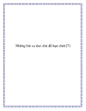 Những bài ca dao chủ đề giao ước tình duyên