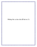Những bài ca dao chủ đề hát ru con