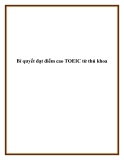 Bí quyết đạt điểm cao TOEIC từ thủ khoa.
