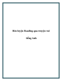 Rèn luyện Reading qua truyện vui tiếng Anh.