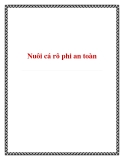 Nuôi cá rô phi an toàn