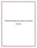 Người đầu tiên khám phá tranh lụa truyền thống Việt Nam