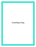 Bức Tranh Hàng Trống
