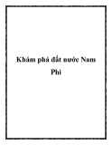 Khám phá đất nước Nam Phi